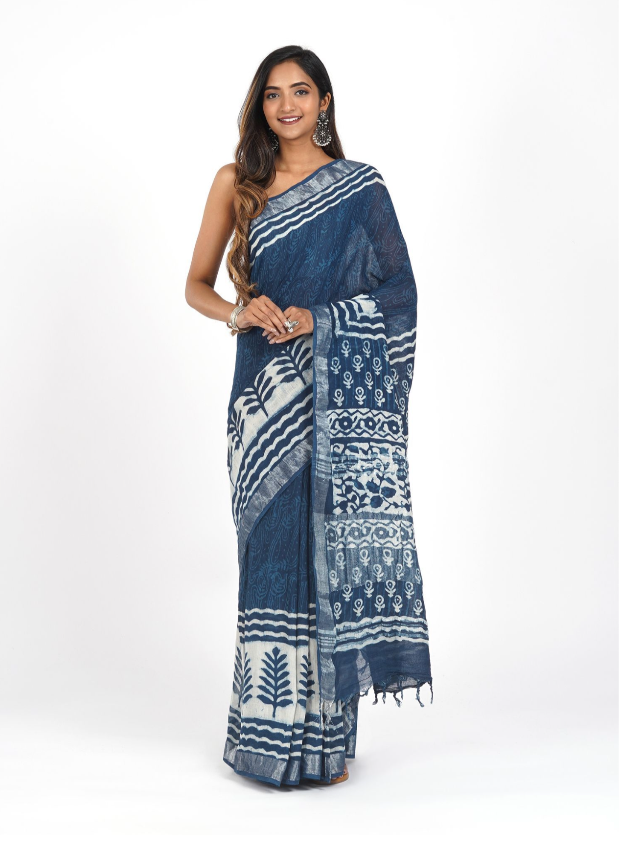 Coastal Linen Sari