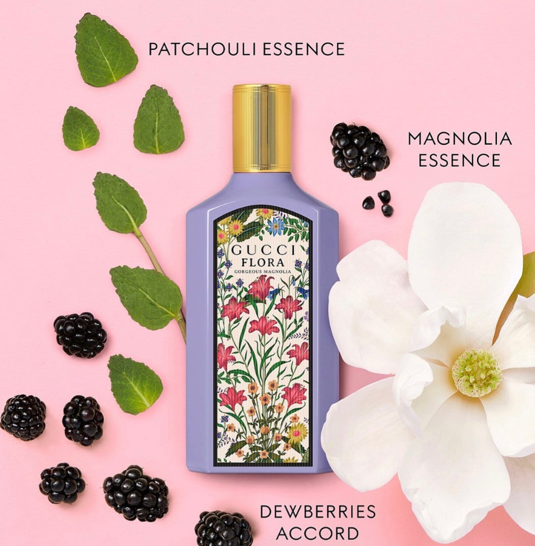 GUCCI FLORA GORGEOUS MAGNOLIA EAU DE PARFUM 100ML