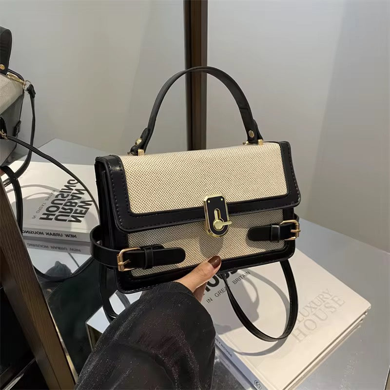 Square Cross Body Bag - Black