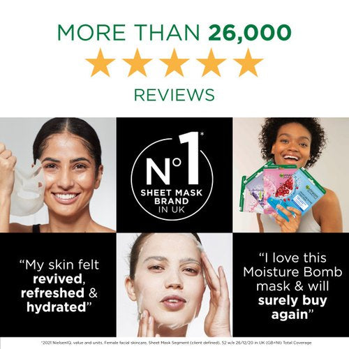 Moisture Bomb Charcoal and Algae Hydrating Face Sheet Mask