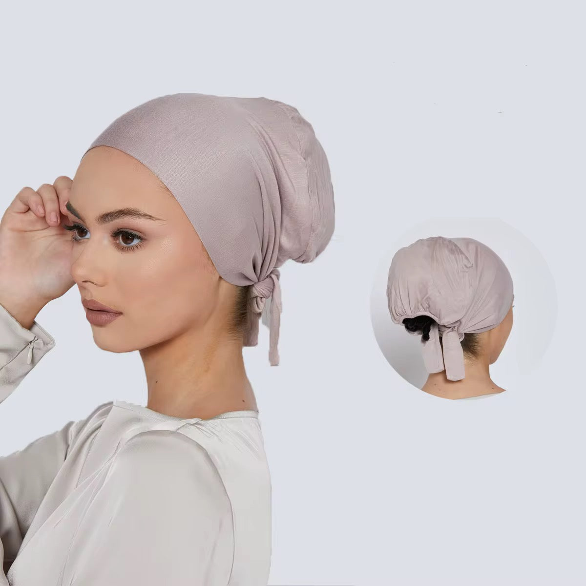 Amira Tie-Back Hijab Cap