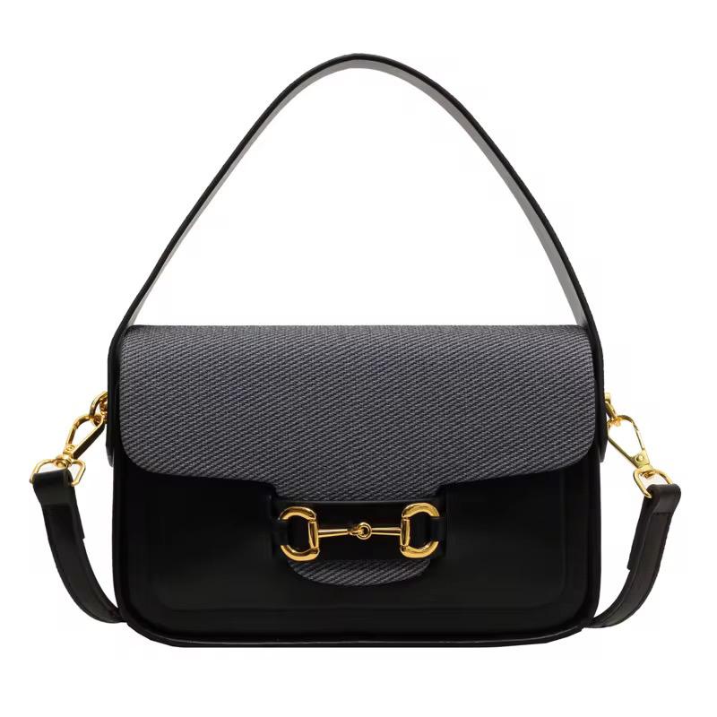Retro Square Bag - Black