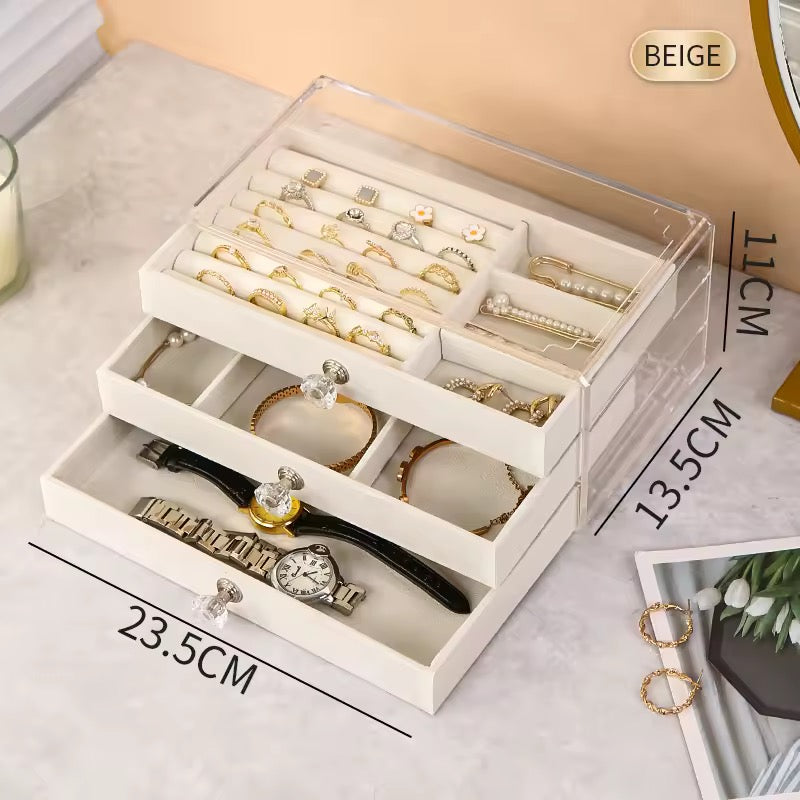 Crystal Knob Jewelry Organizer