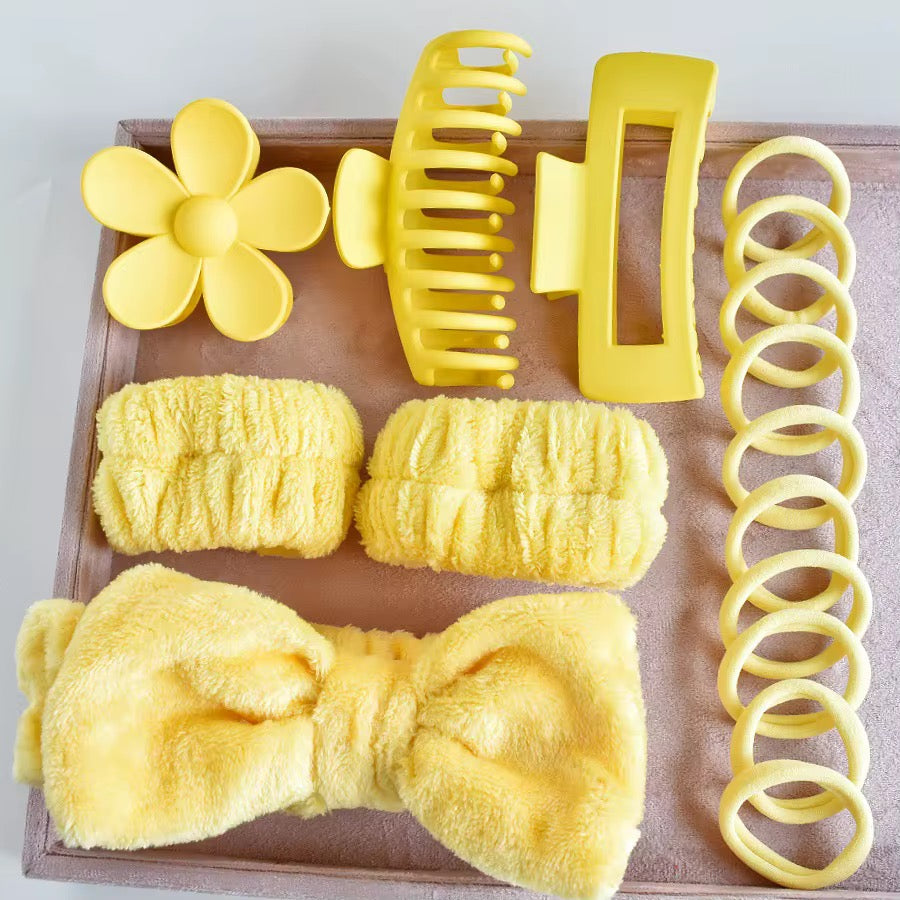 16-Piece Skincare Headband & Accessory Set