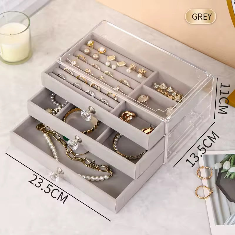 Crystal Knob Jewelry Organizer