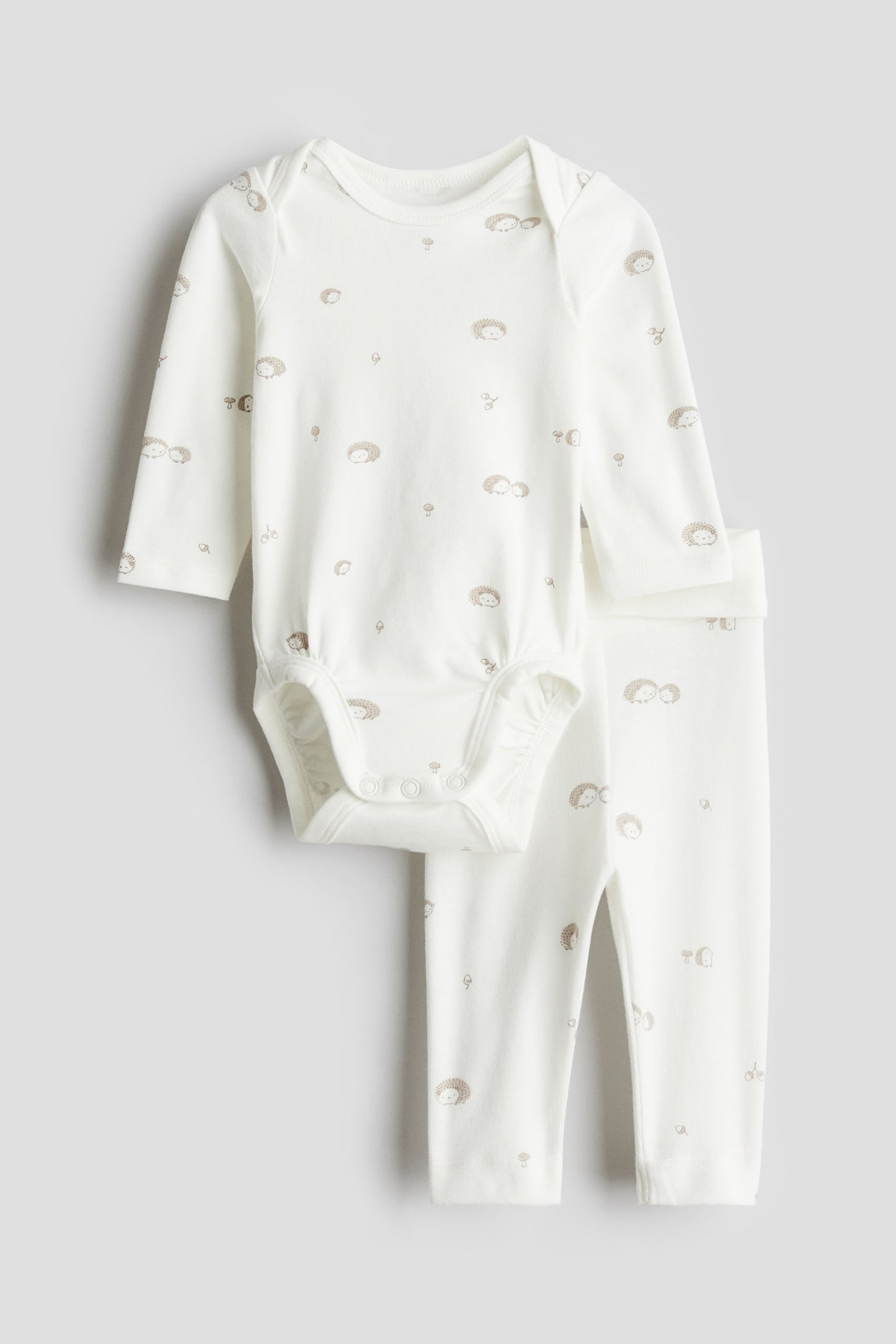Purcupine Print Body Suit (2-4months)