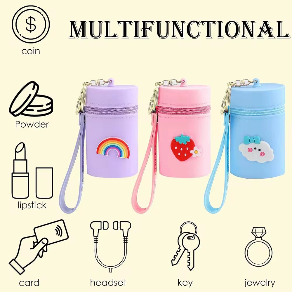 Silicone Mini Keychain Bag