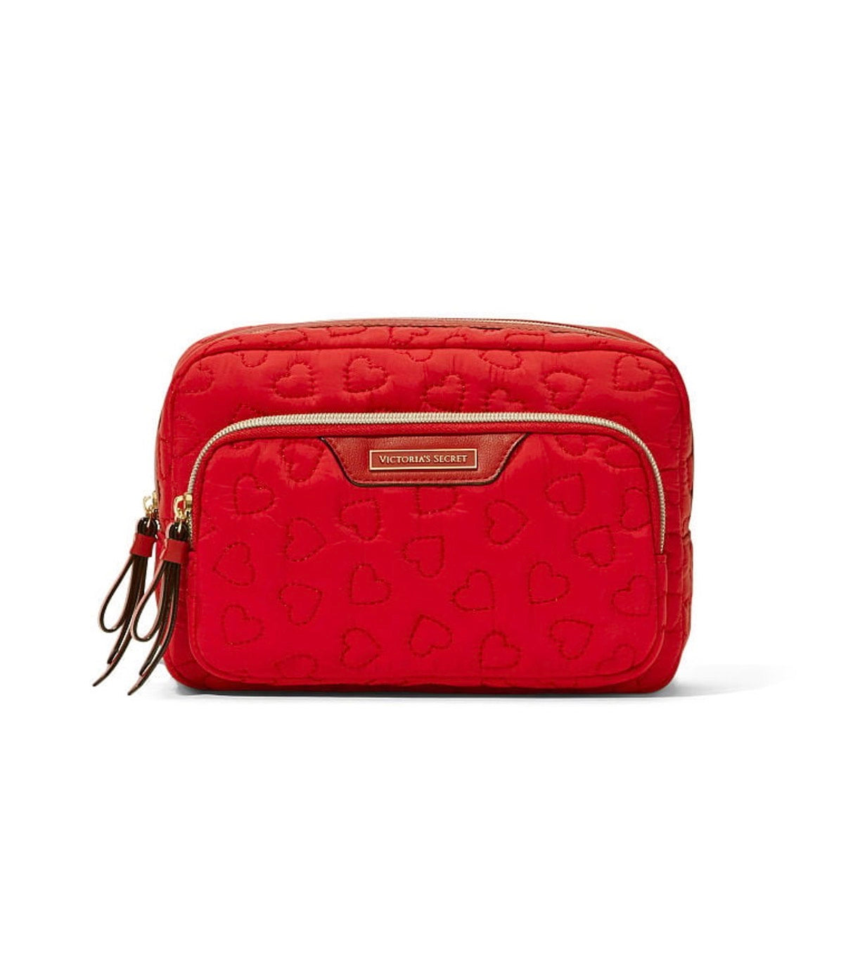 Victoria’s Secret Lipstick Red Mini Heart Cosmetic Bag