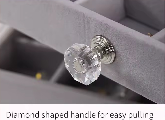 Crystal Knob Jewelry Organizer