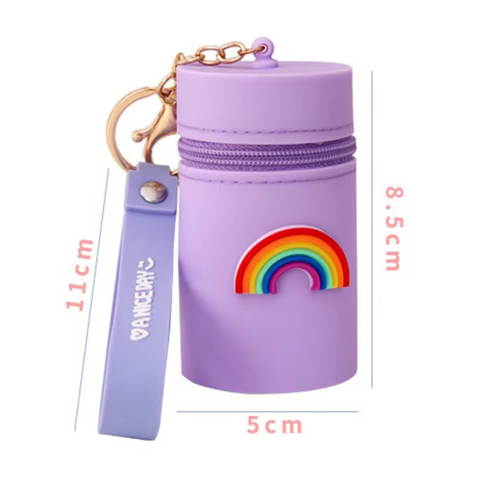 Silicone Mini Keychain Bag