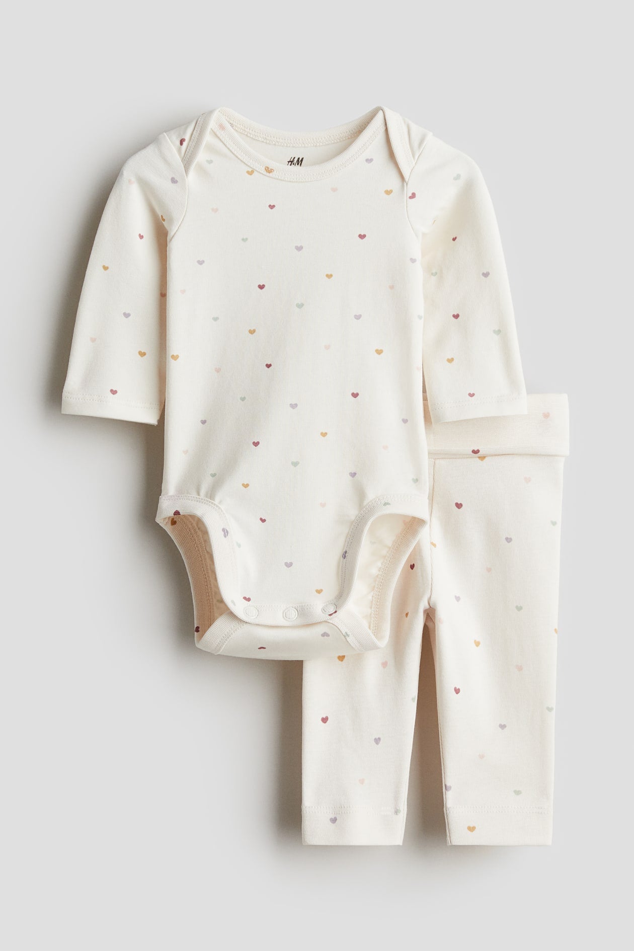 Heart Print Body Suit (2-4months)