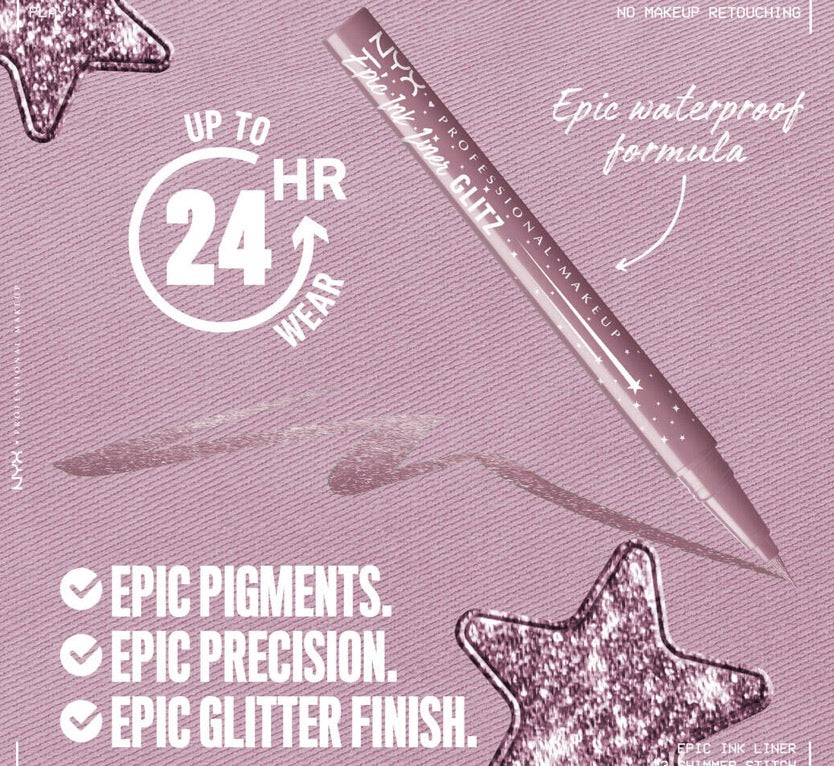 NYX Epic Ink Waterproof Eyeliner - Shimmer Stitch