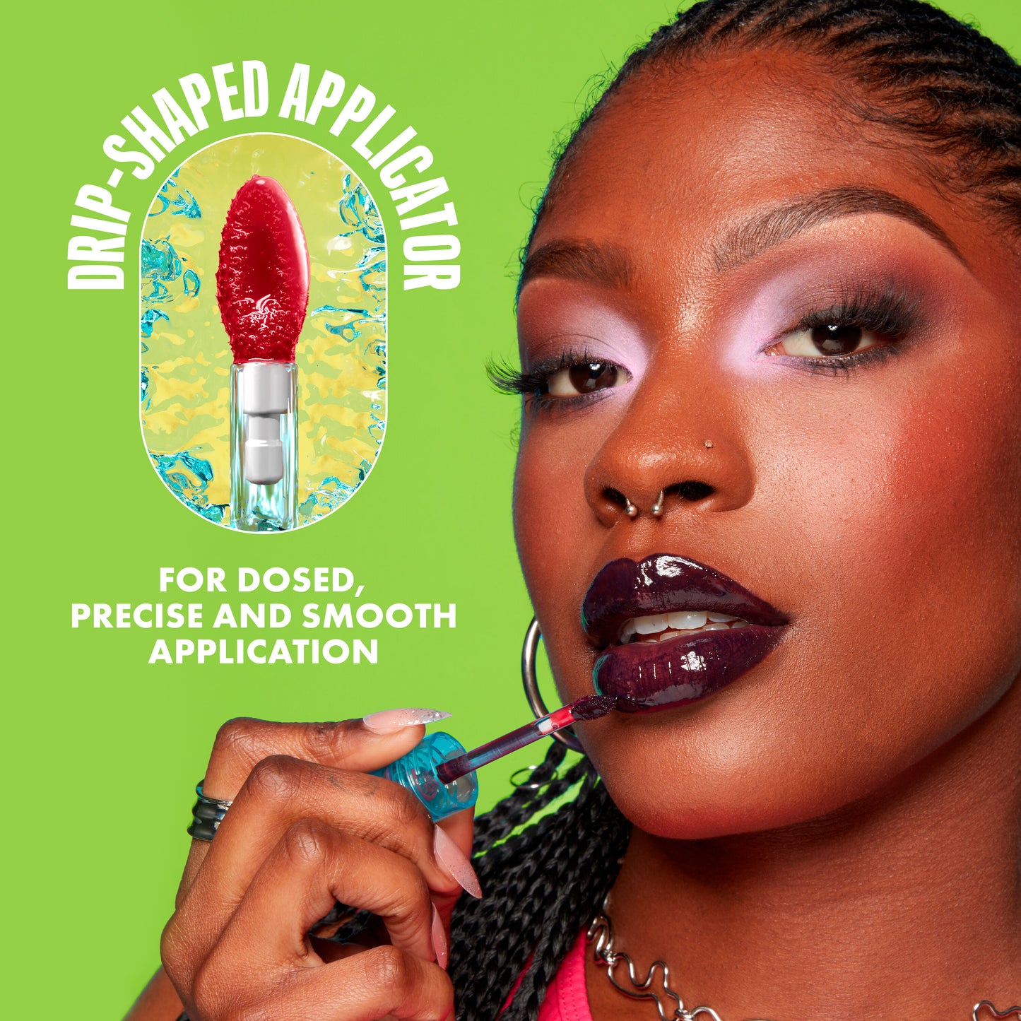 NYX Professional Makeup Lip I.V. Hydrating Lip Gloss Stain Mocha Me Wet 5mL