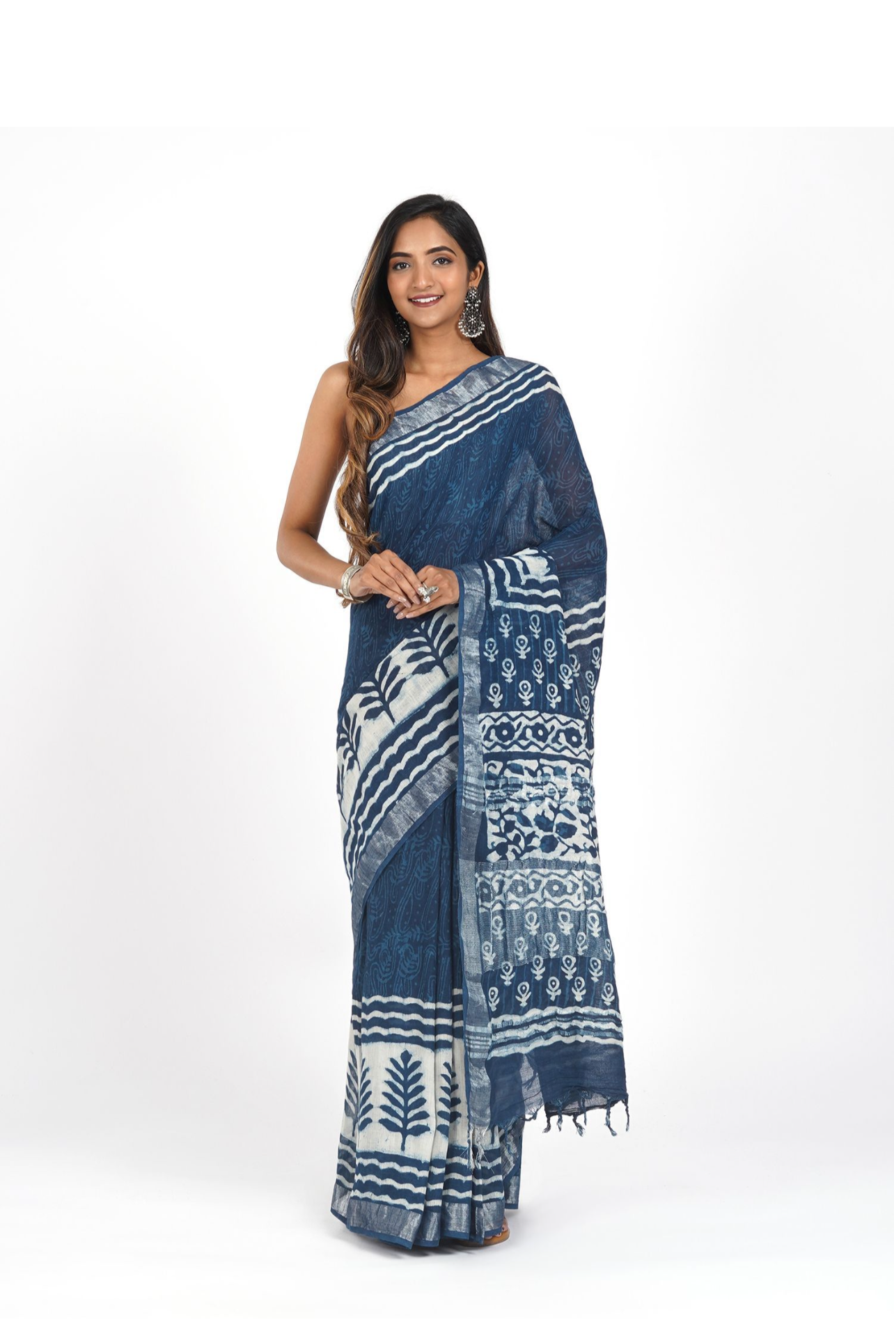 Coastal Linen Sari