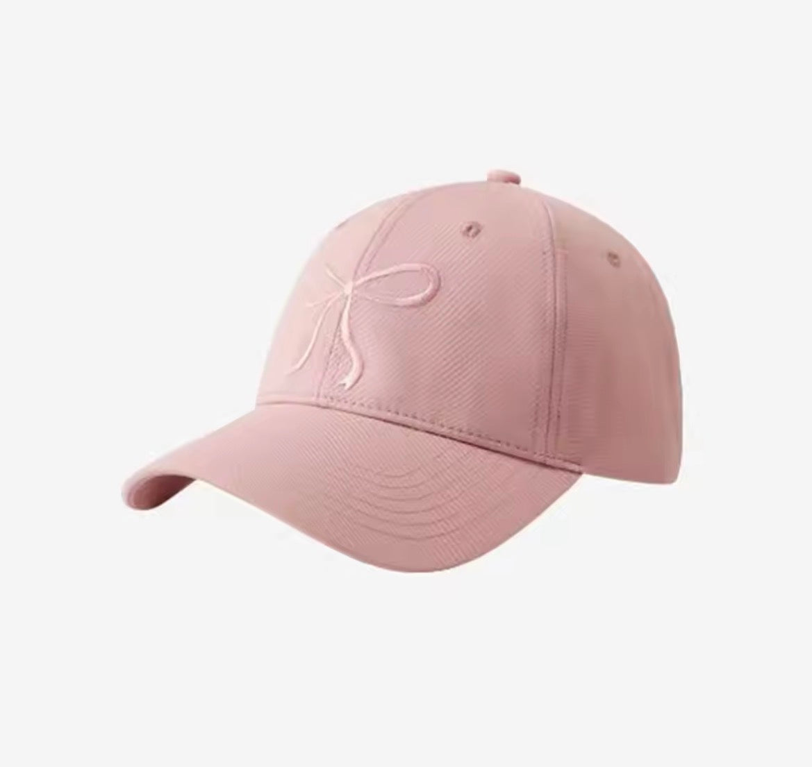 Bow Embroidered Baseball Cap