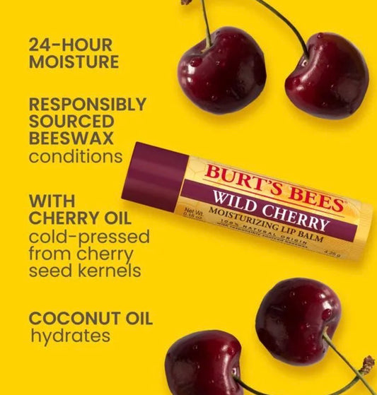 Burt’s Bees Lip Balm Wild Cherry 4.25g