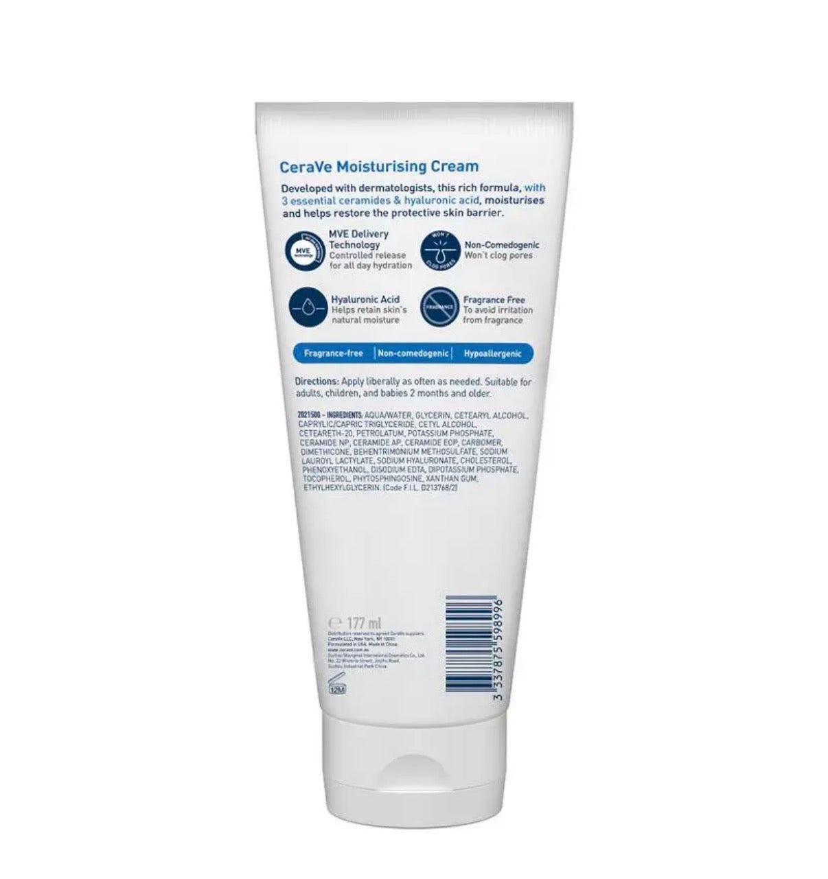 Cera Ve - Moisturising Cream 177ML