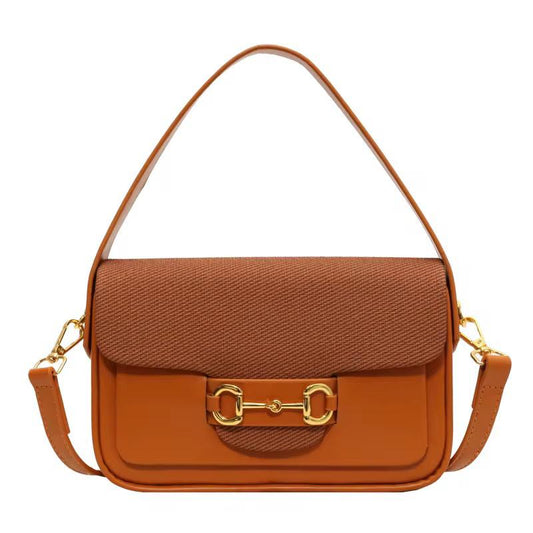 Retro Square Bag - Camel