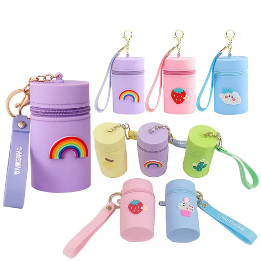 Silicone Mini Keychain Bag