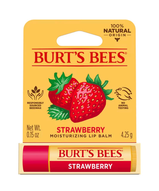 BURTS BEES LIP BALM STRAWBERRY 4.25G
