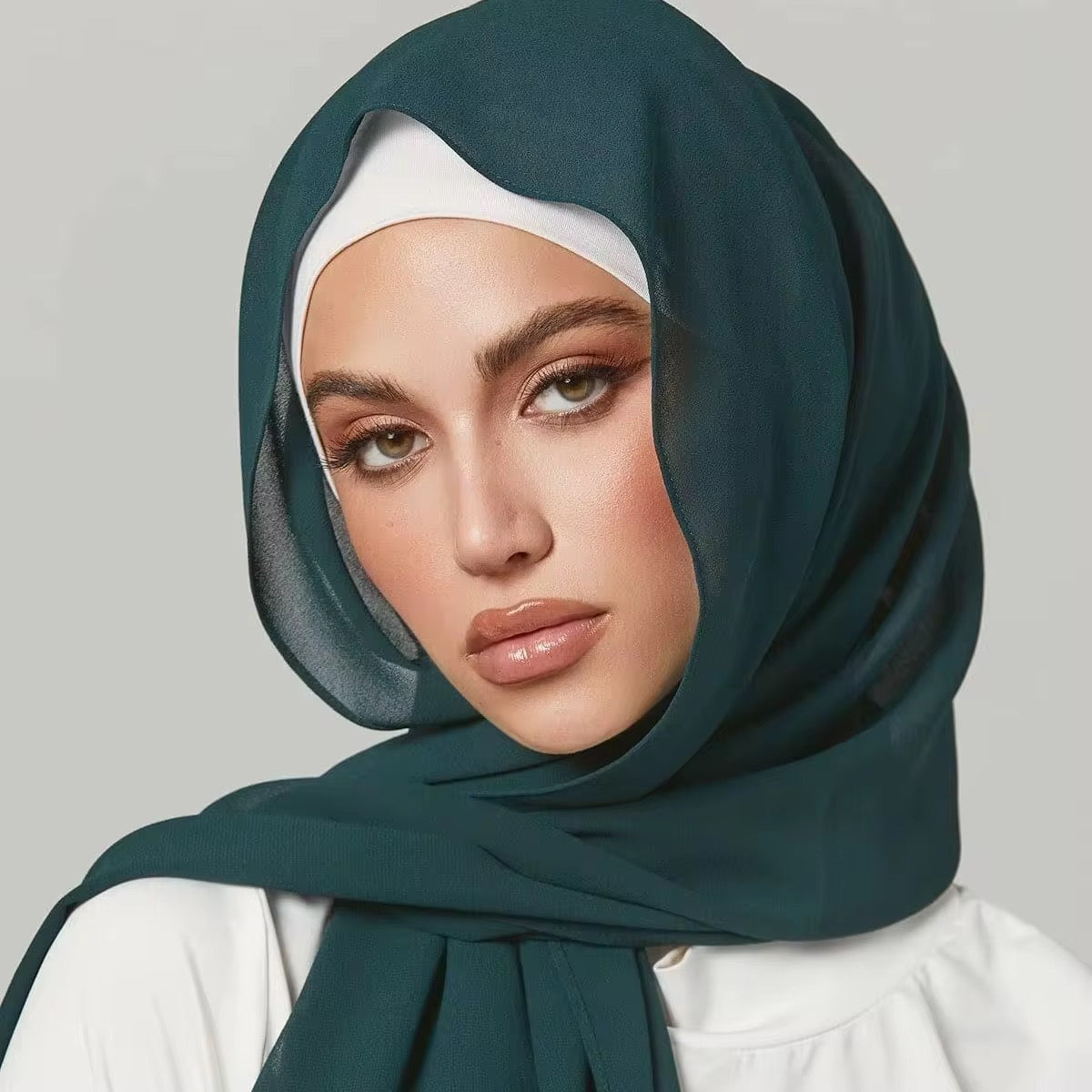 Noor Pearl Chiffon Scarf