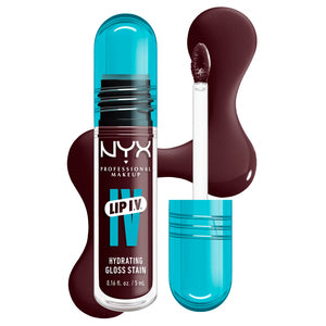 NYX Professional Makeup Lip I.V. Hydrating Lip Gloss Stain Mocha Me Wet 5mL