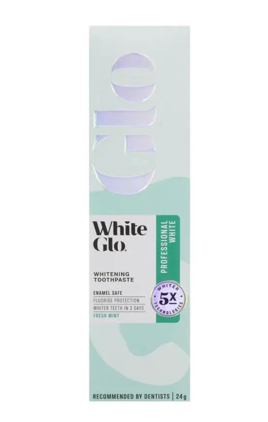 White Glo Travel Toothpaste Professional White 24g