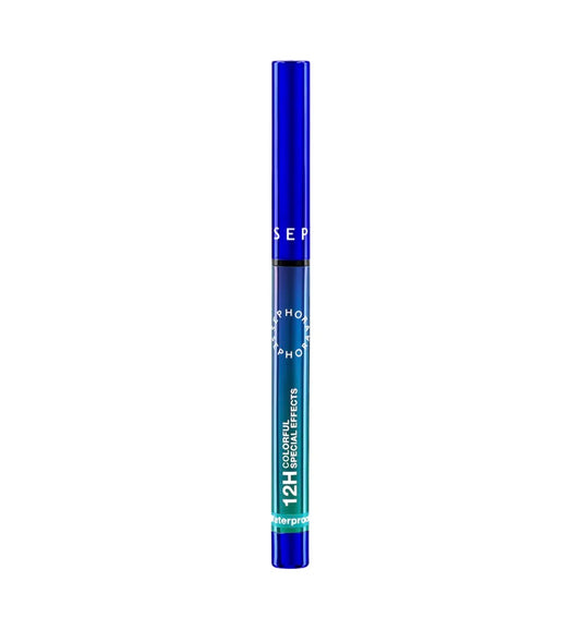 12H Colorful Special Effects Multichrome Retractable Eyeliner  - Celestial Blue