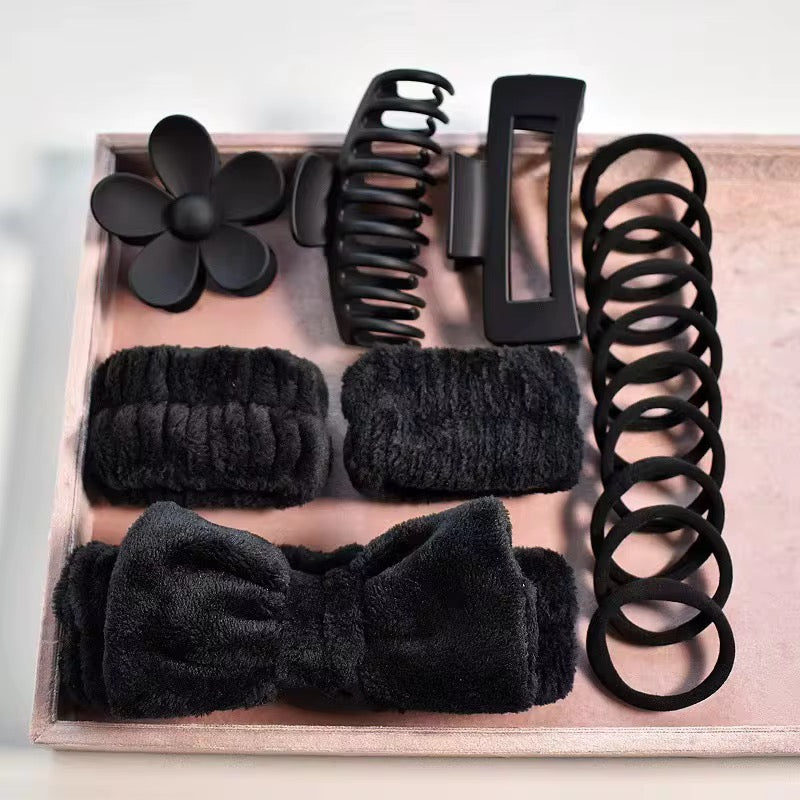 16-Piece Skincare Headband & Accessory Set