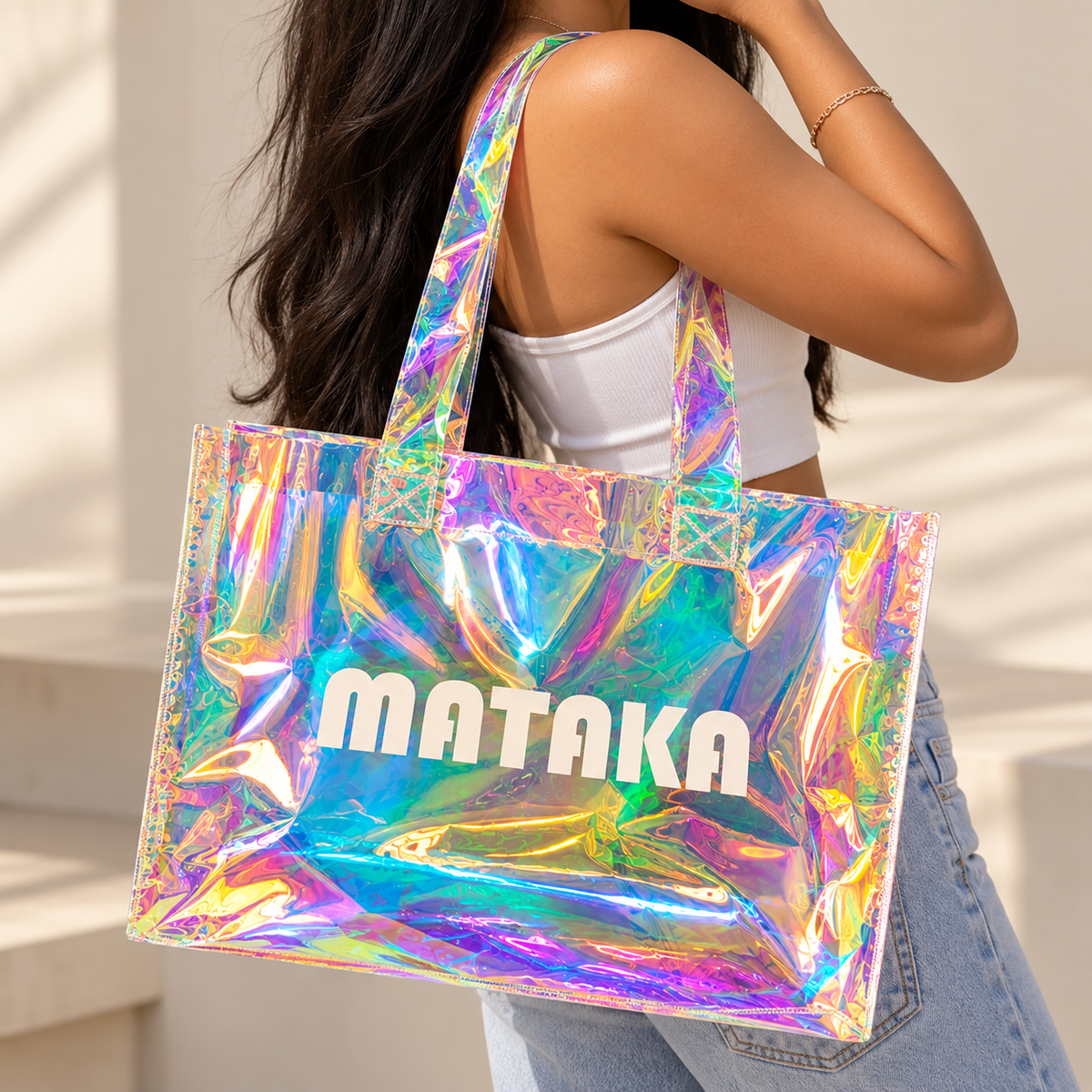 Mataka Holographic Tote