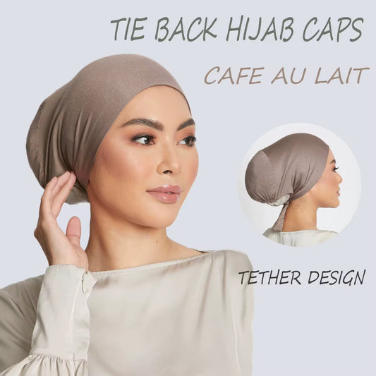 Amira Tie-Back Hijab Cap
