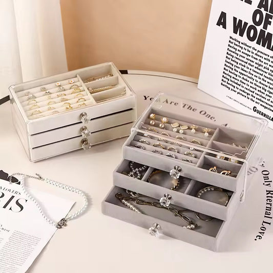 Crystal Knob Jewelry Organizer