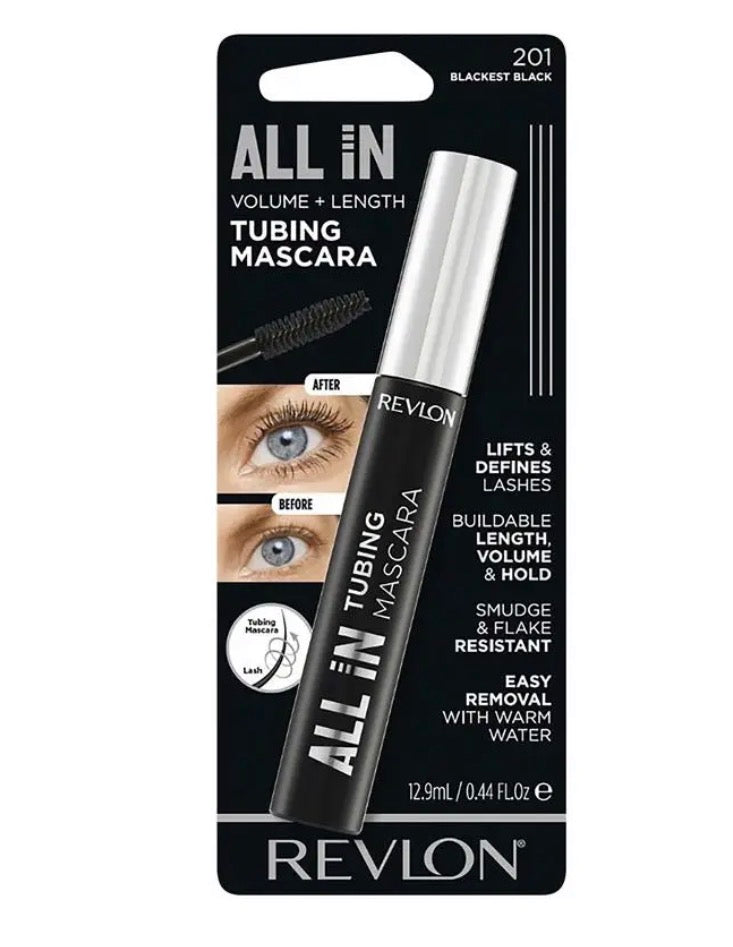 REVLON  All In Tubing Mascara- Black