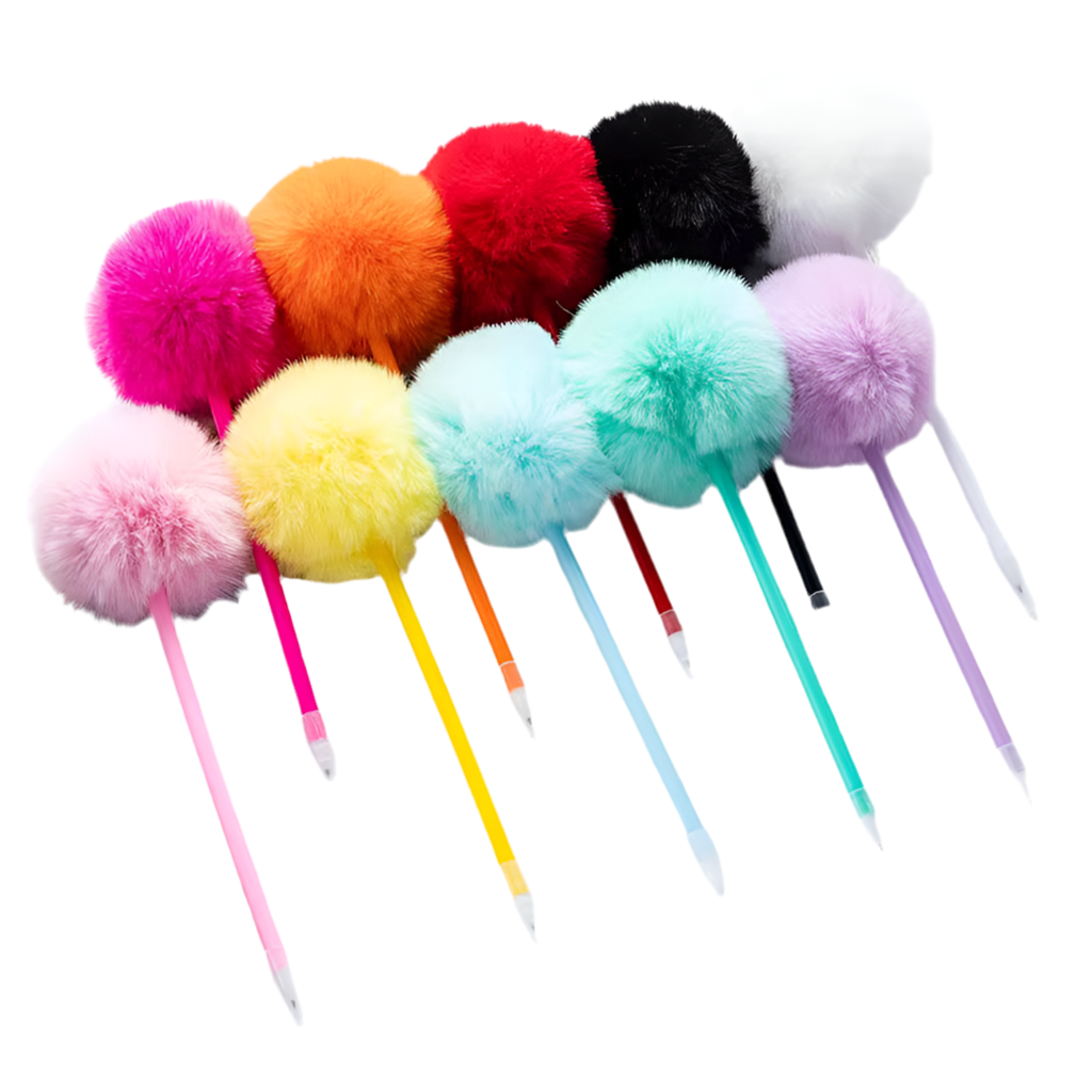 Fluffy Pompom Pen