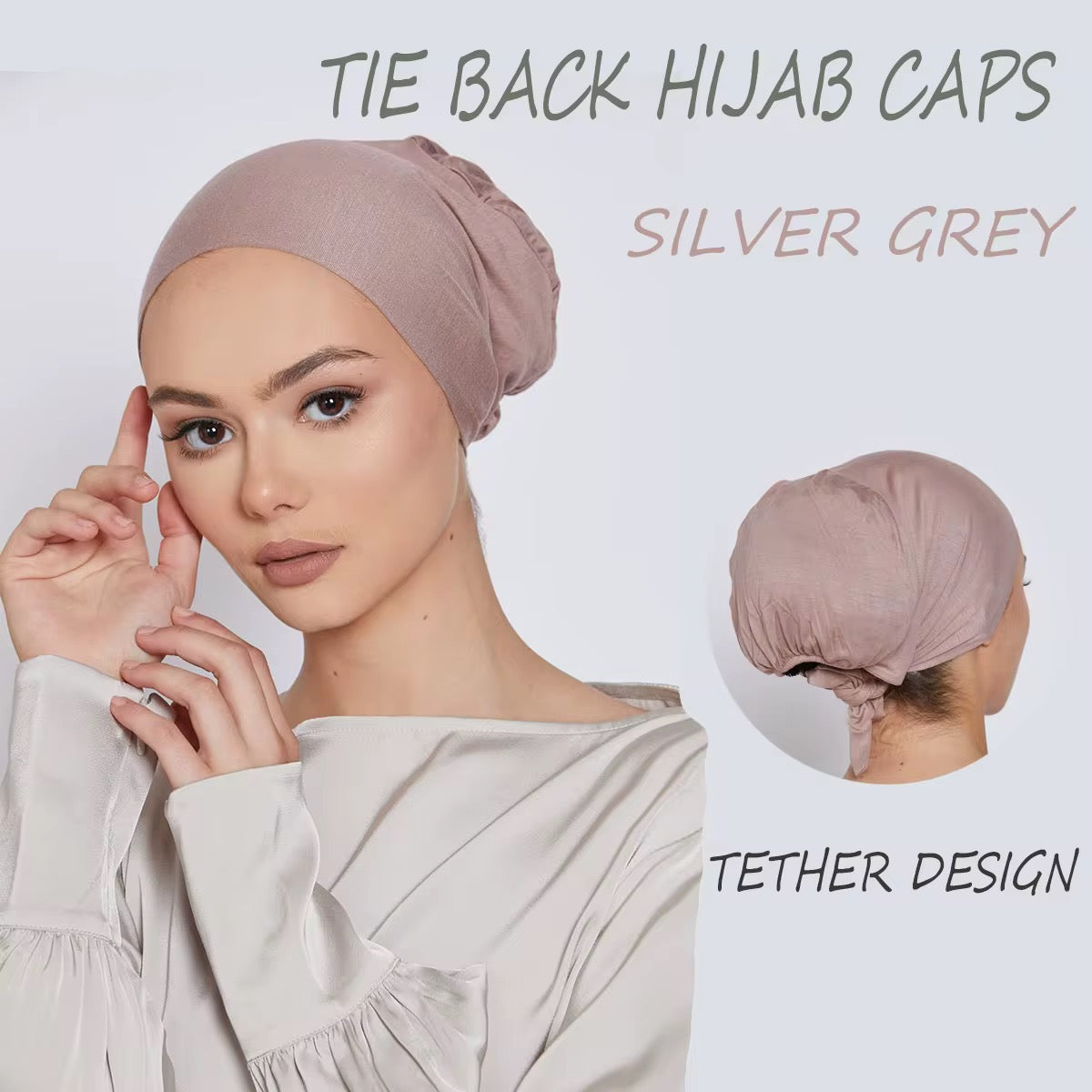 Amira Tie-Back Hijab Cap