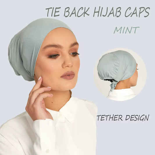 Amira Tie-Back Hijab Cap
