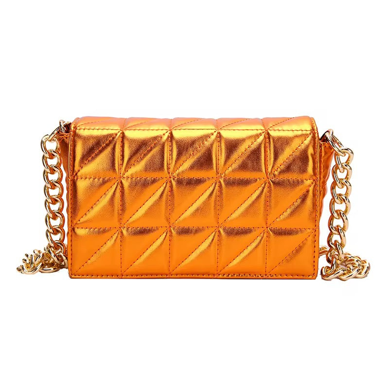 Metallic Cross Body / Clutch Bag