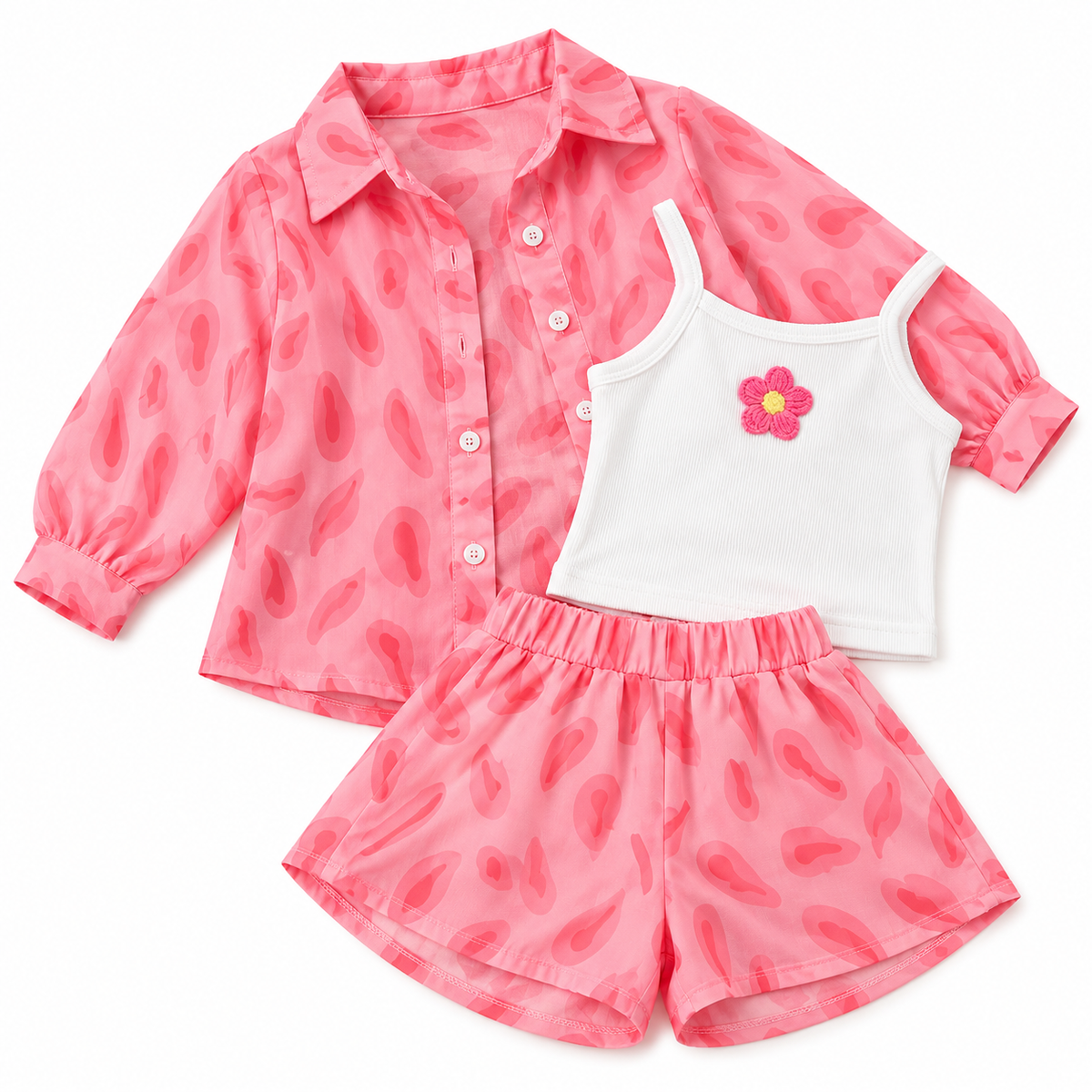 Blossom Breeze 3-Piece Girls Set
(Pink)