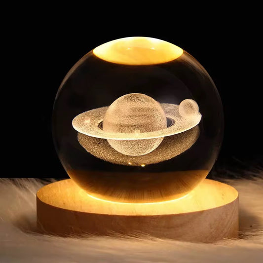 Cosmic Crystal Ball LED Night Lamp