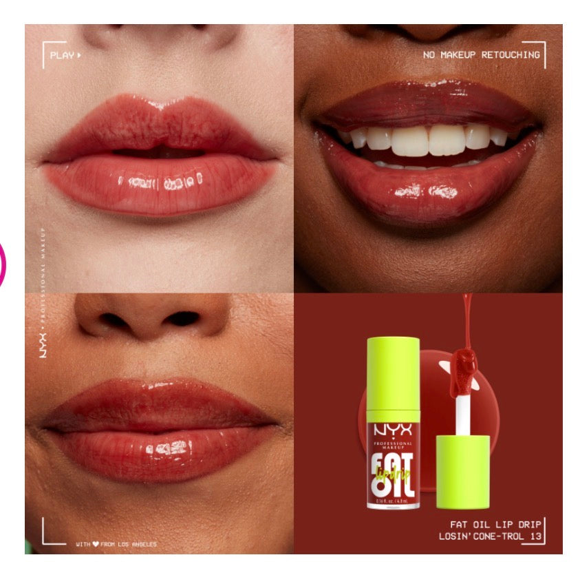 NYX FAT OIL LIP DRIP - Losin Cone-Trol 13