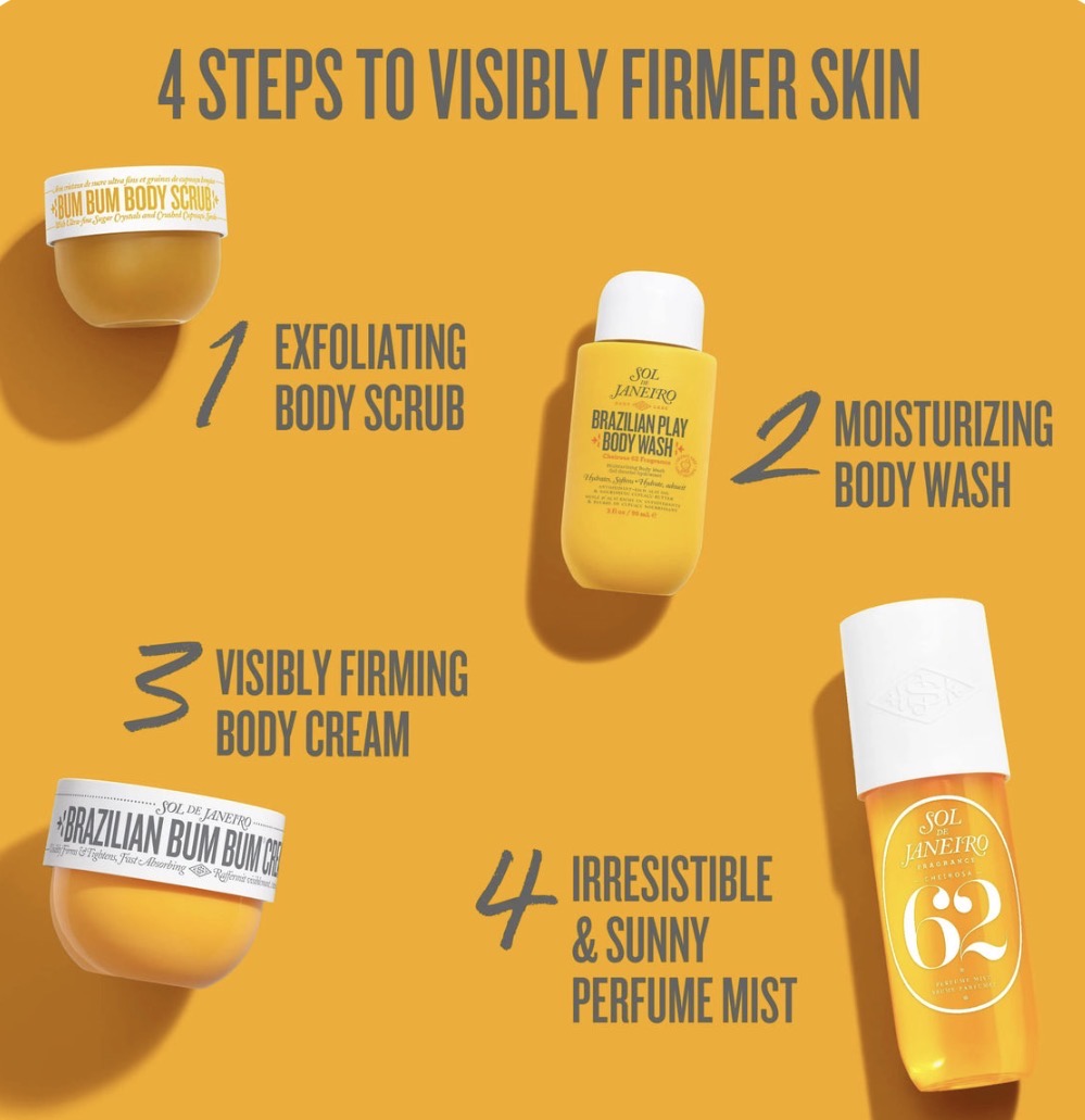 SOL DE JANEIRO  GLOW READY WITH ME BUM BUM BODY ROUTINE SET