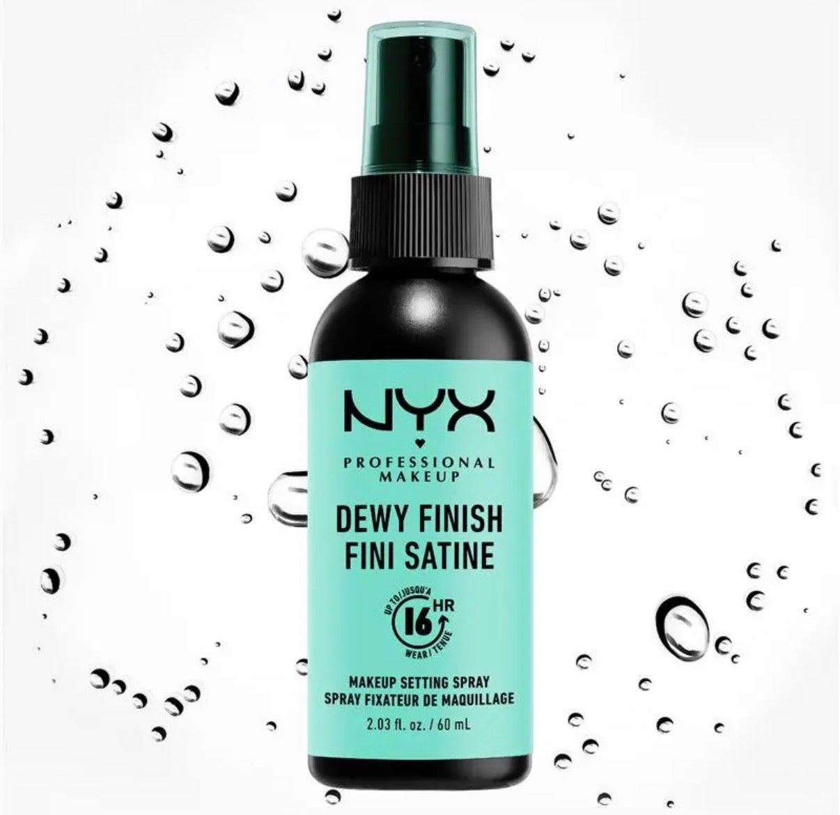 NYX Professional Makeup  Dewy Finish Setting Spray  60ml