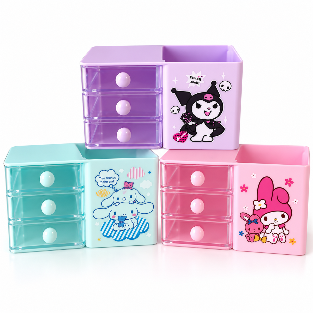 Kawaii Mini Desk Organiser