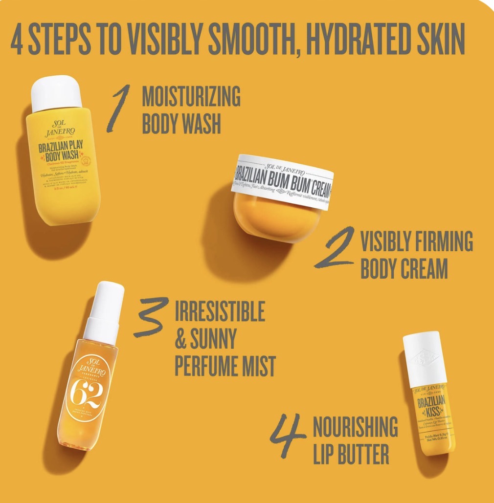 Sol De Janeiro Smooth and Glow Bum Bum Routine Set
