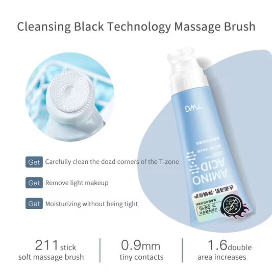 TWG Amino Acid Cleansing Facial Cleanser with Brush
