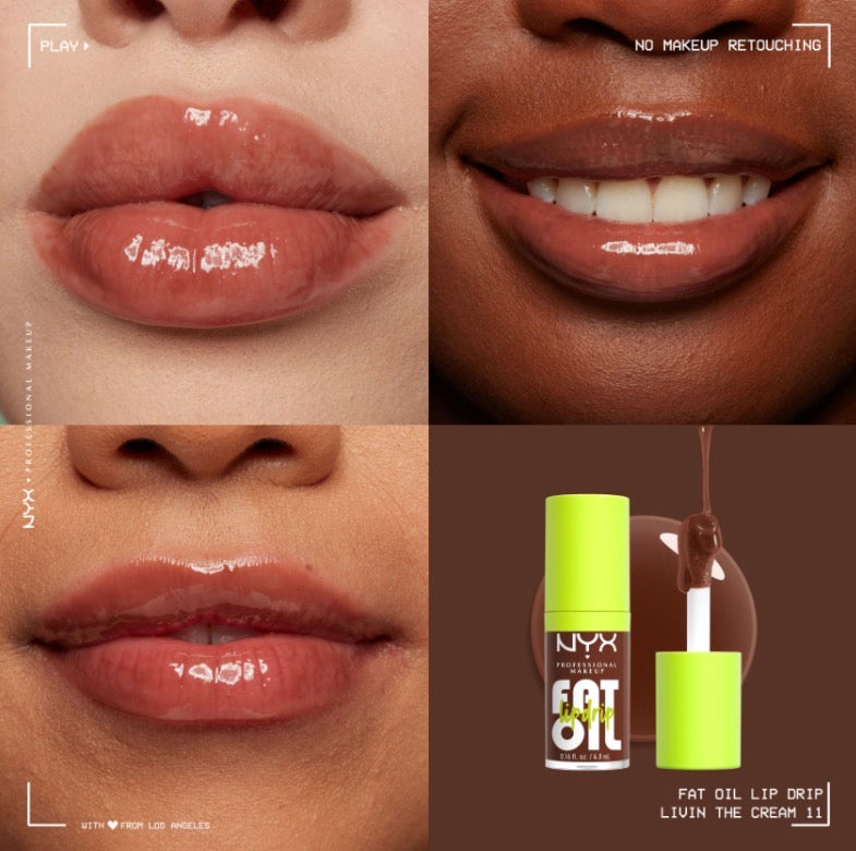 NYX FAT OIL LIP DRIP - Living the Cream 11