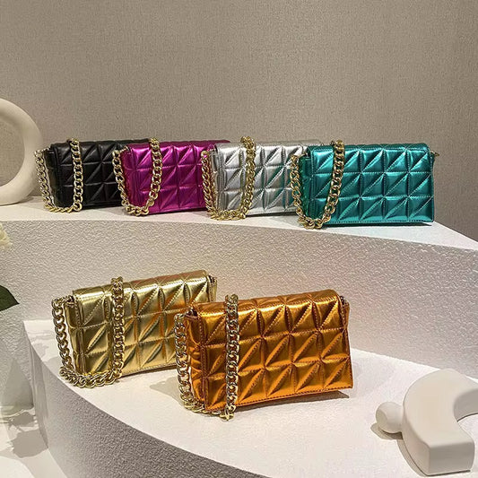 Metallic Cross Body / Clutch Bag