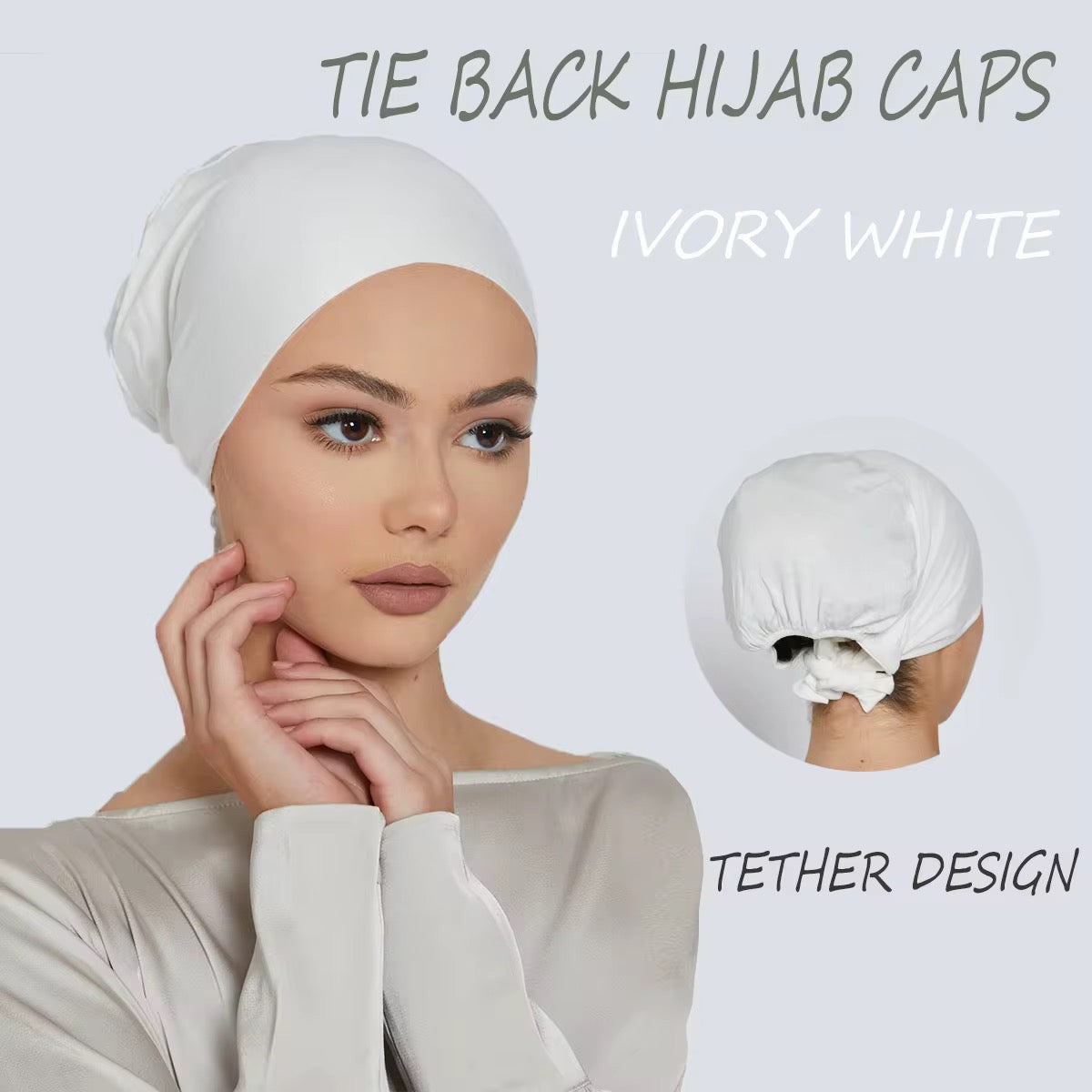 Amira Tie-Back Hijab Cap
