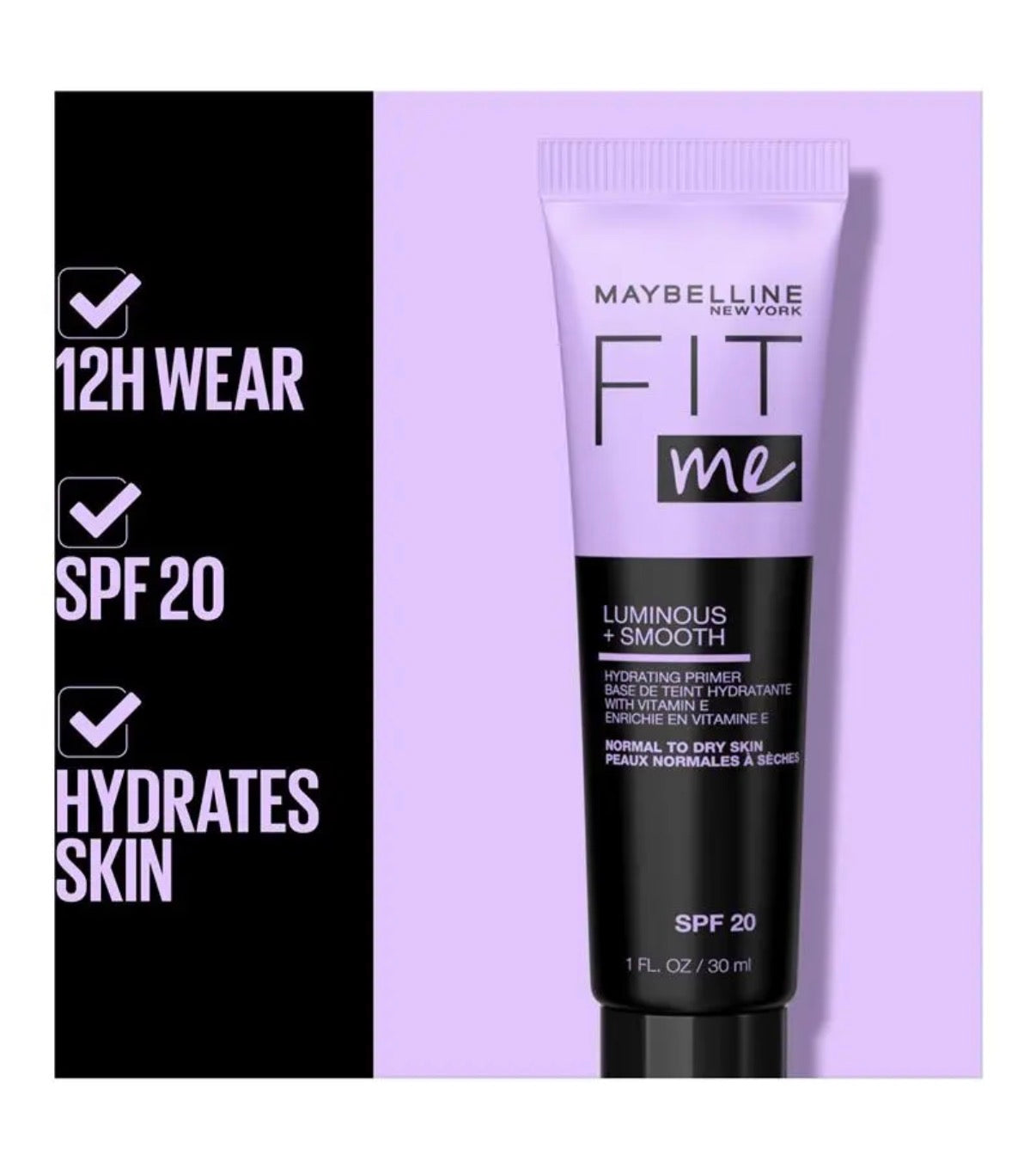 Maybelline Fit Me Primer Luminous + Smooth