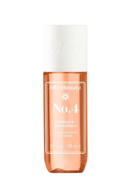 MCoBeauty Vanilla & Macadamia No.4 Fragrance Hair & Body Mist 240ml